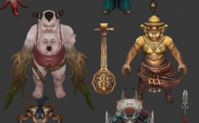 端游斗战神全套3D模型