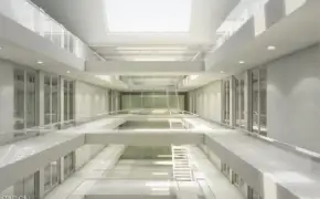 C4D商场中庭布光讲解教程 Lighting the Atrium - Cinema 4D Tutorial-HD