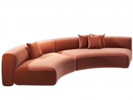 舒适弧形模块沙发5号 (组合沙发)3D模型素材下载Cosy Curve Modular Sofa 5 by MDF Ita