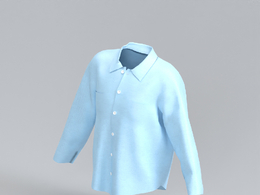服饰模型：长袖衬衣