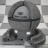 vray for c4d材质：PureConcrete