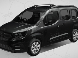 沃克斯豪尔货车运输车面包车2021款C4D汽车模型下载