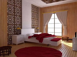 C4D室内渲染模型 卧室渲染 bedroom