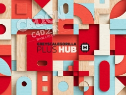 52GB灰猩猩插件材质GSG Greyscale Gorilla Plus Hub Plugins HDRI Materials 2021