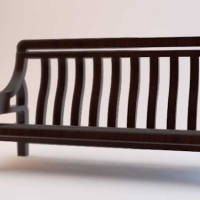 实木沙发3D模型 Sofa 3D Model