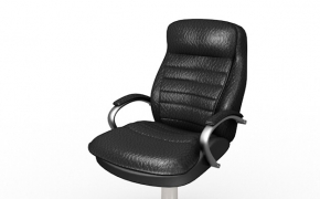 黑色转椅 黑色办公椅C4D模型 Office chair 3D model