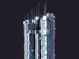 未来科幻赛博朋克高层建筑future architecture-37