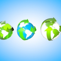 环保地球C4D模型 earth