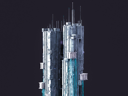 未来科幻赛博朋克高层建筑future architecture-74