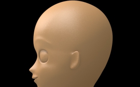 卡通人头像模型