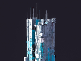 未来科幻赛博朋克高层建筑future architecture-27