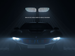 宝马i8汽车 BMW I8 Arnold渲染体积光工程文件