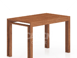 木桌C4D户外庭院家具模型下载