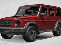 梅赛德斯奔驰g400d-amg硬派越野车C4D汽车模型下载