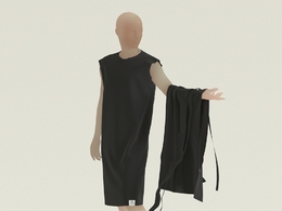 服装模特造型C4D模型 Gifted