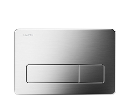 AW2不锈钢双按冲水面板劳芬品牌卫浴3D模型素材下载AW2 Inox Dual Flush Plate by Lauf