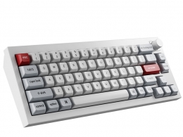 Q2 Pro贝壳白无线键盘 (Keychron机械键盘)3D模型素材下载Q2 Pro Wireless Shell Keybo