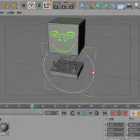 C4D弹跳的卡通小人物动画视频教程