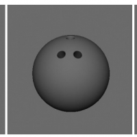 休闲体育活动模型：高尔夫球杆，保龄球，高脚椅子模型