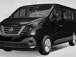 日产nv300大型MPV商务车2016款C4D汽车模型下载