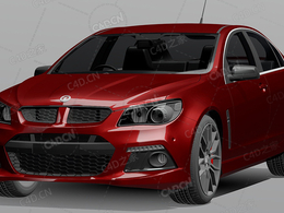 沃克斯豪尔vxr8-gen家用汽车轿车2015款C4D汽车模型下载