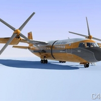 飞机/客机3D模型：aircraft 3d model Karem TR-53 download