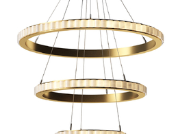 阿瓦隆三联吊灯CTO品牌照明3D模型素材下载Avalon Triple Chandelier by CTO Lighting