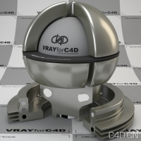 vray for c4d材质：Platinum