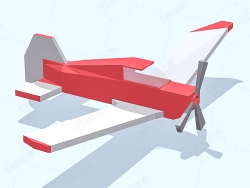 低面多边形小型飞机 Small Airplane