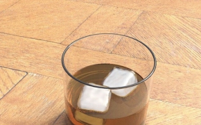 冰镇饮料C4D模型（泡着冰块的一杯饮料）Iced drinks