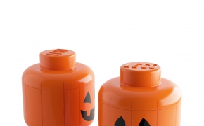 乐高南瓜头存储罐C4D模型 Pumpkin Storage Head by Lego