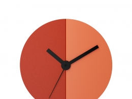 钢制壁挂时钟工业风挂钟3D模型素材下载Time Wall-mounted Steel Clock by Tolix