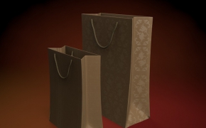 手提袋C4D模型 handbag 3D model