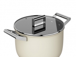 Smeg五十年代风格炖锅3D模型素材下载Cookware Casserole Dish 50's Style by Smeg