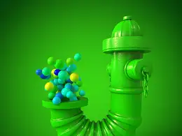 水管道创意文字C4D工程文件 Pipe creative writing