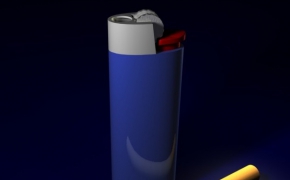 打火机/香烟C4D模型 cigarette lighter