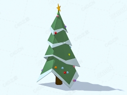 低面多边形圣诞树 Christmas Tree