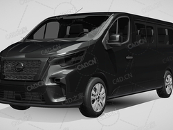 日产nv300太空级大型MPV商务车2021款C4D汽车模型下载
