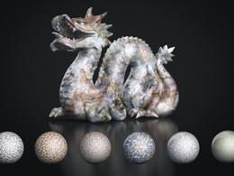 6个C4D大理石材质 Cinema 4D Marble Textures 01