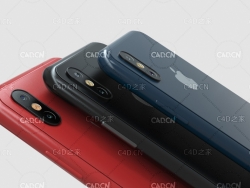C4D OCTANE苹果手机iphone渲染模型