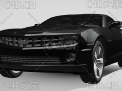 雪佛兰科迈罗camaro-2012款C4D汽车模型下载