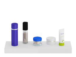 化妆品台面C4D模型