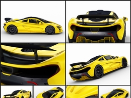 2018款迈凯伦赛车C4D模型