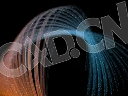 C4D酷炫发光粒子线生长动画工程 Challenge-Solution