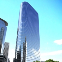 室外建筑：现代城市高楼大厦C4D模型