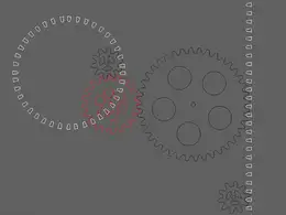 C4D齿轮样条形态 EJEMPLO MECANISMOS