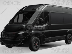 菲亚特汽车ducato杜卡托面包车2022款C4D汽车模型下载