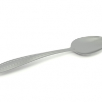 勺子C4D模型 spoon small