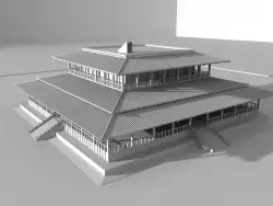 东汉灵台(GJ天文台)想象复原图
