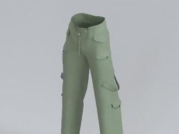 服饰模型：时尚女裤